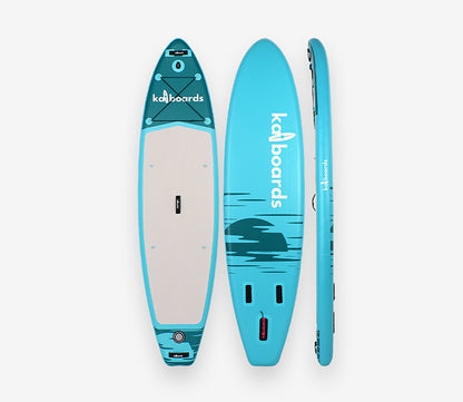 The Sunrise 10'6 Mavi Şişme Sup Paddle Board Kürek Sörfü Seti