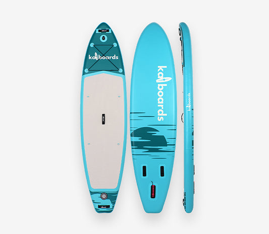 The Sunrise 10'6 Mavi Şişme Sup Paddle Board Kürek Sörfü Seti